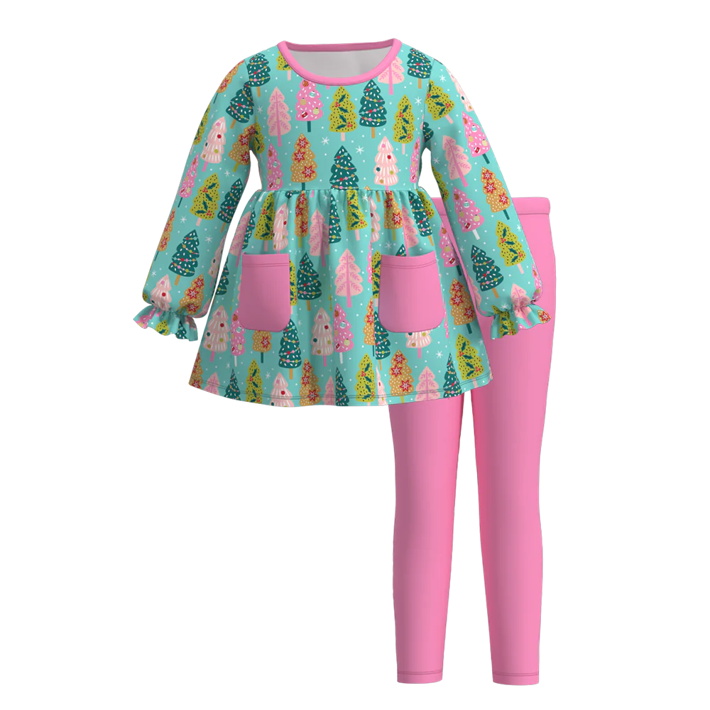Christmas Print Legging Set | Preorder