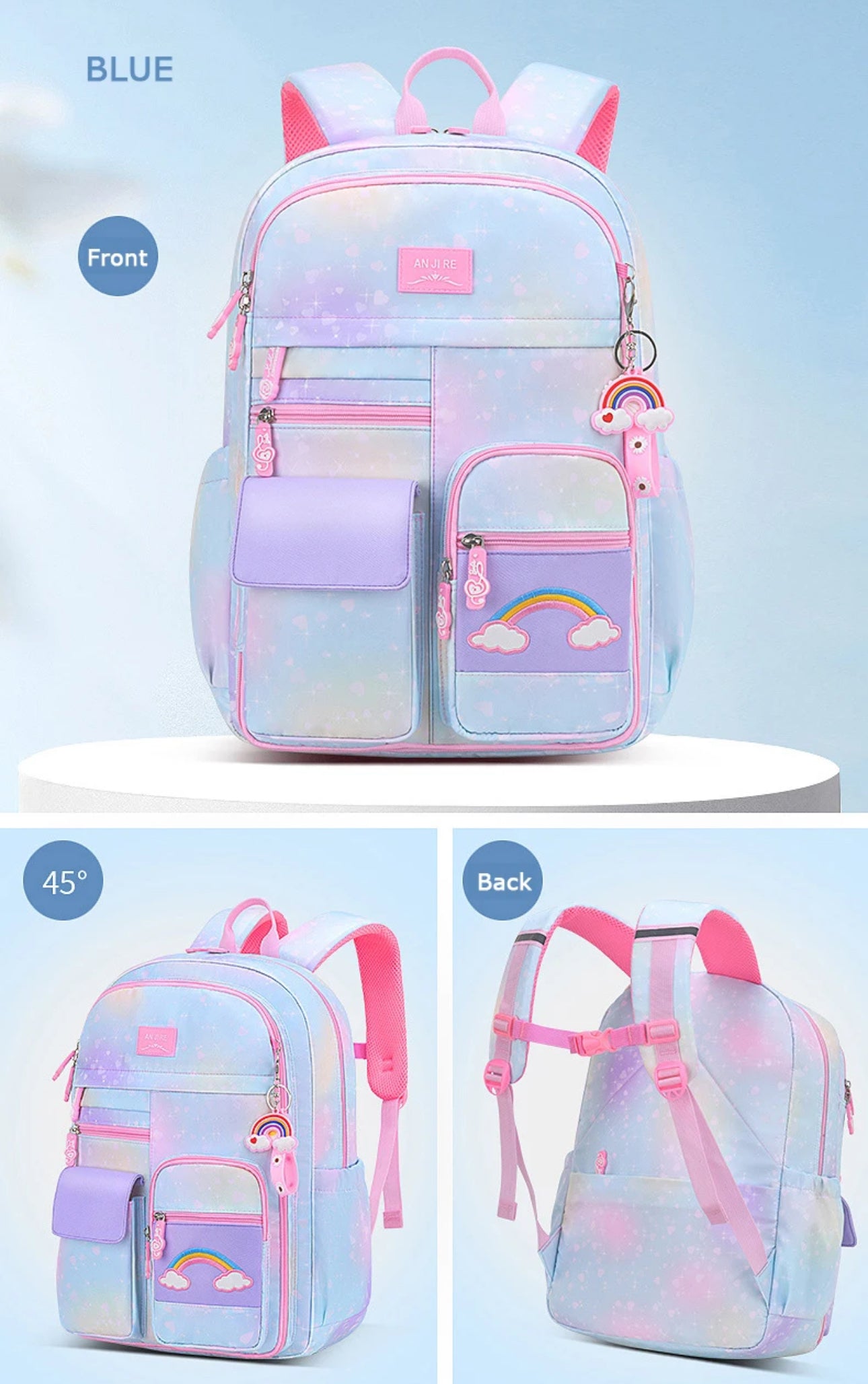 Rainbow Backpack | Ship Direct