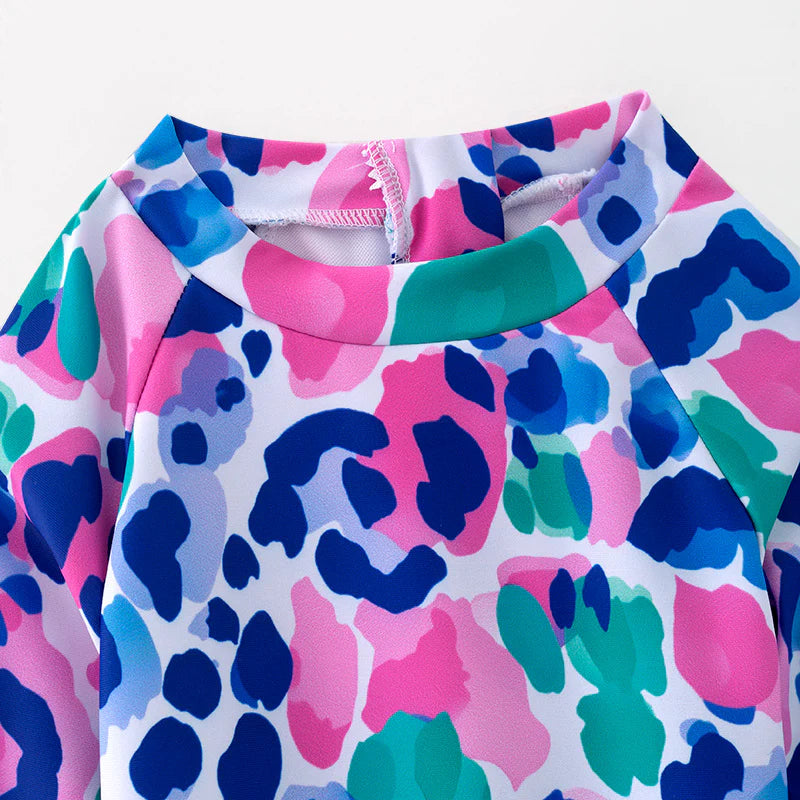 The Rainbow Lepoard Print Swimsuit | Preorder