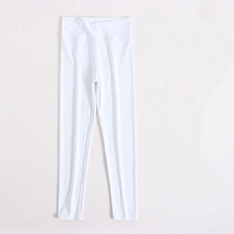 High-Waisted Yoga Pants (White)| PreOrder