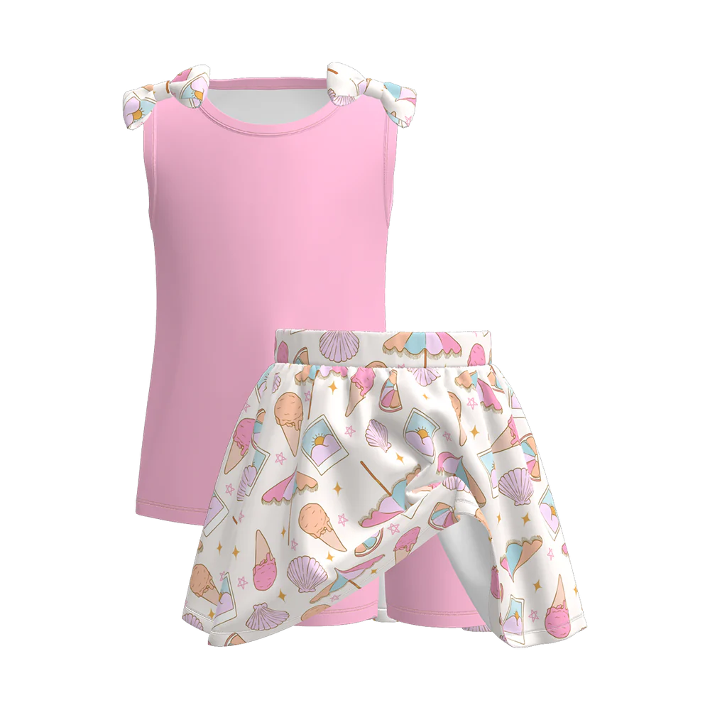Summer Culottes Print Tank Set| Preorder