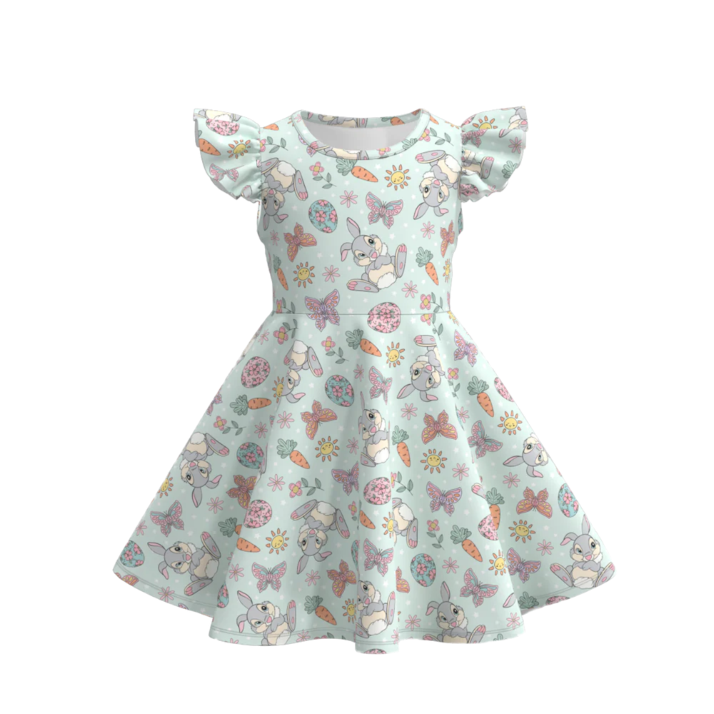 Easter Print Twirl Dress | Preorder