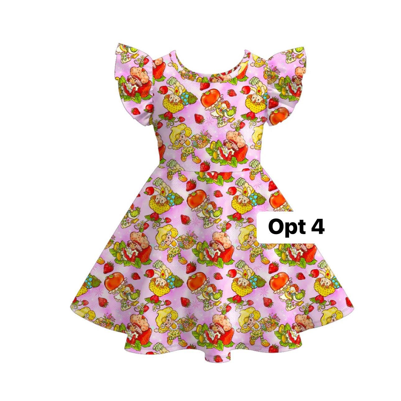 Strawberry Themed Twirl Dress | Preorder