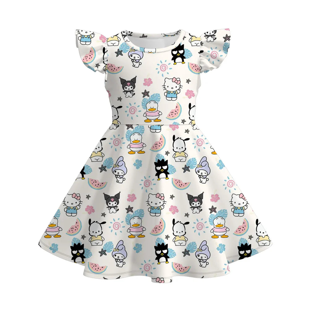 Melons & Friends Twirl Dress | Preorder