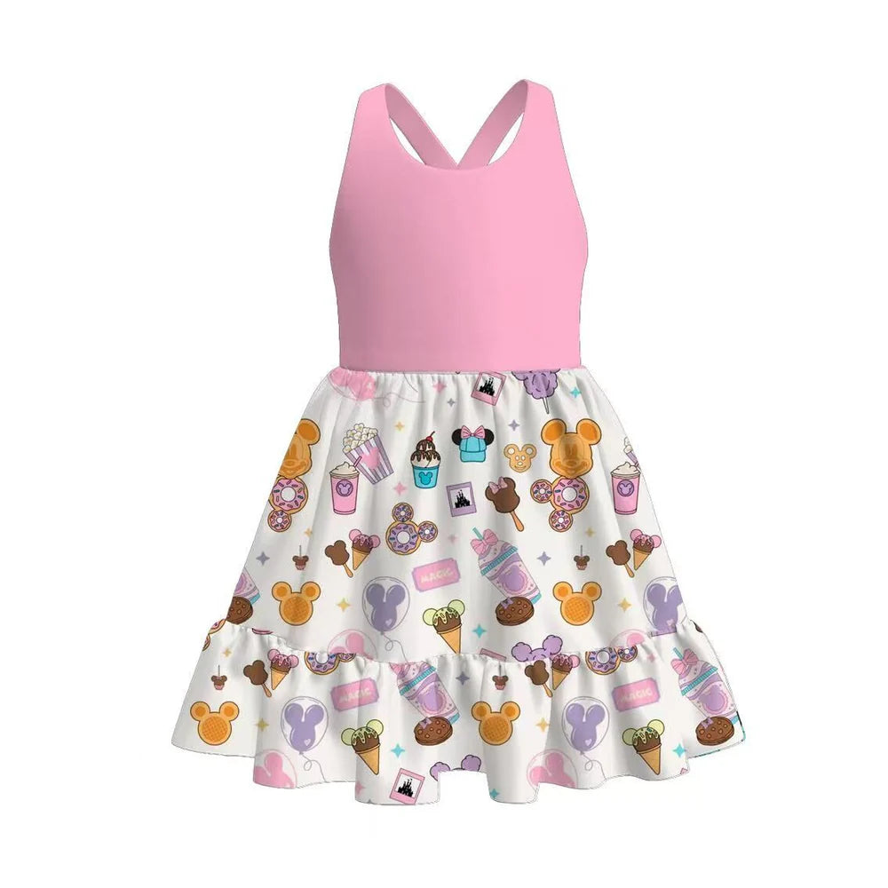 Kid Summer Character Dress (matching mom available)| Preorder