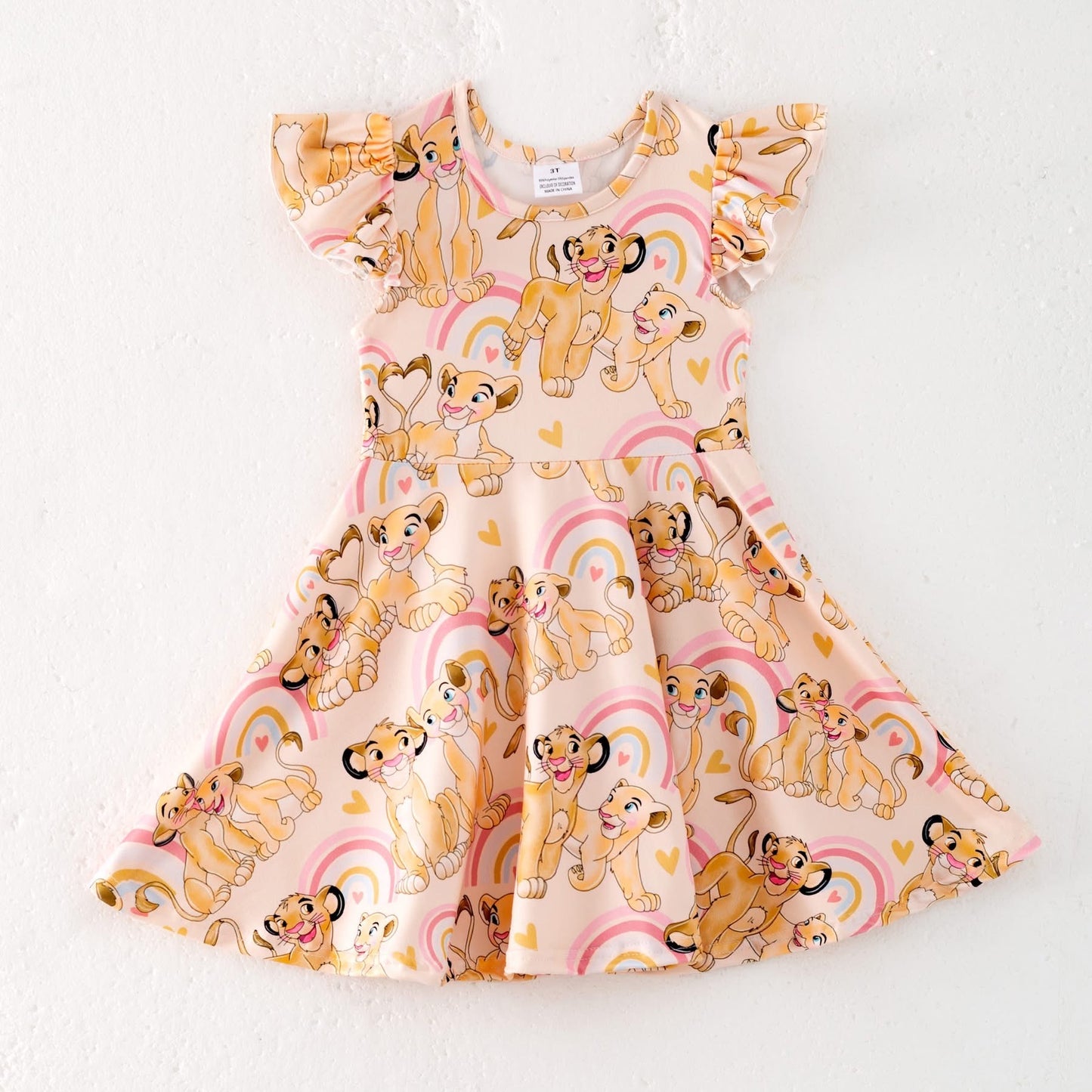Besties & Rainbows Twirl Dress | Preorder