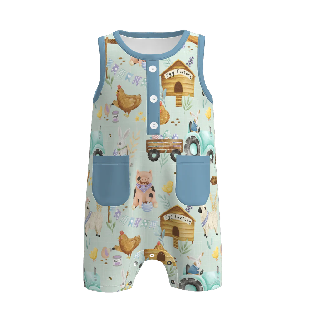 Spring Boy Romper | Preorder