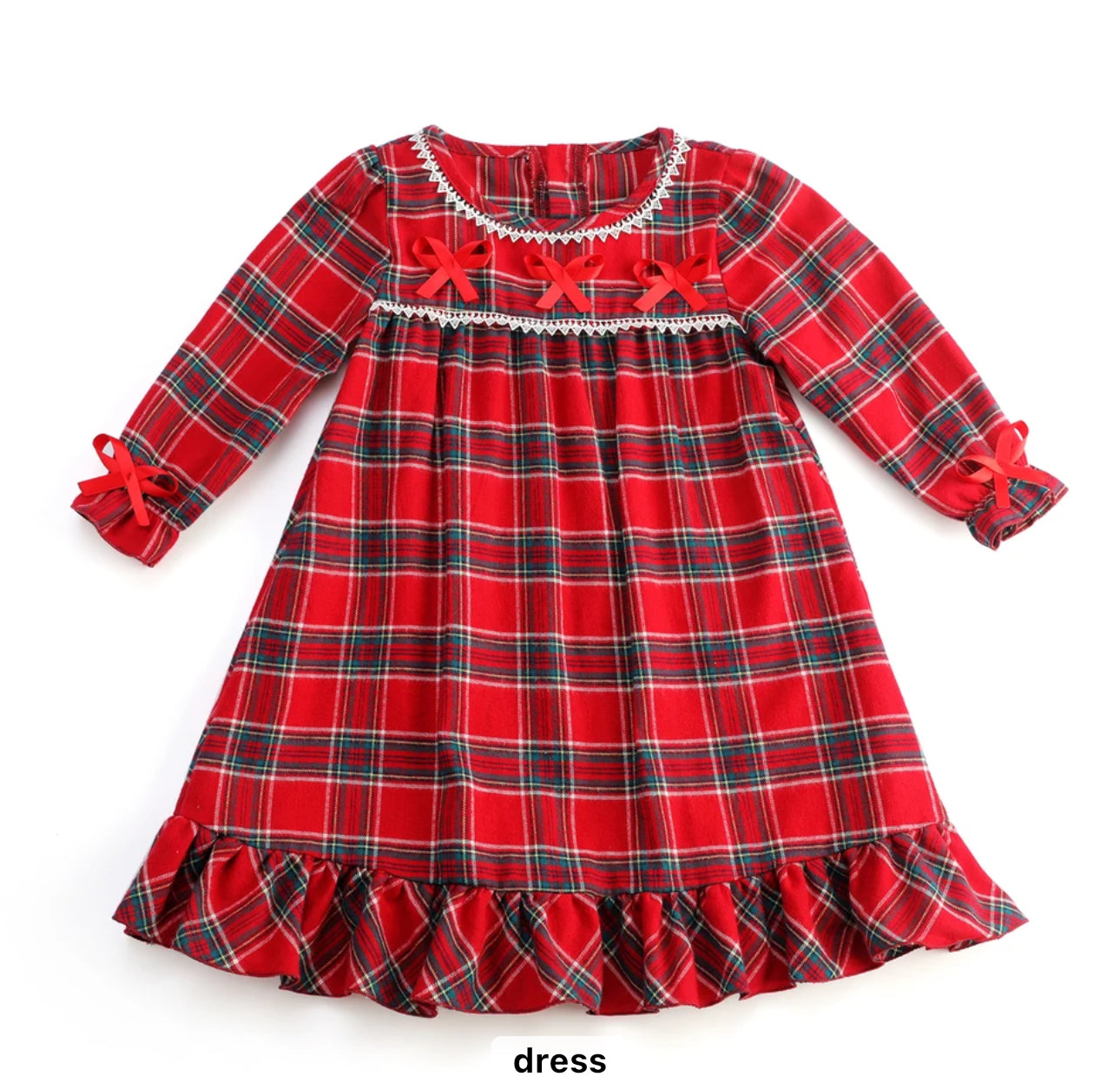 Very Merry Plaid Christmas Dress | Preorder