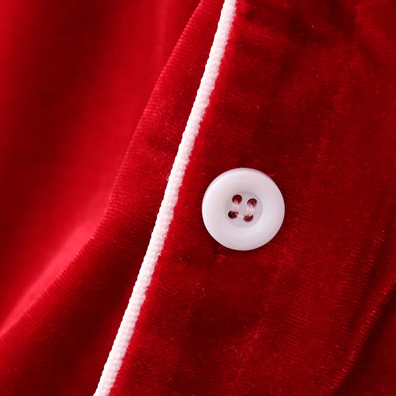 Red Velvet Christmas Pjs (Boy) | Preorder