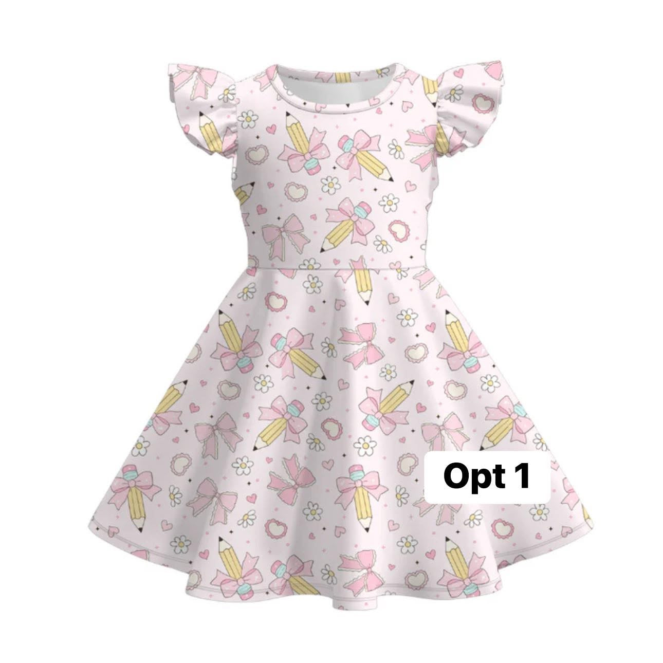 School Themed Twirl Dress | Preorder | Opt 1