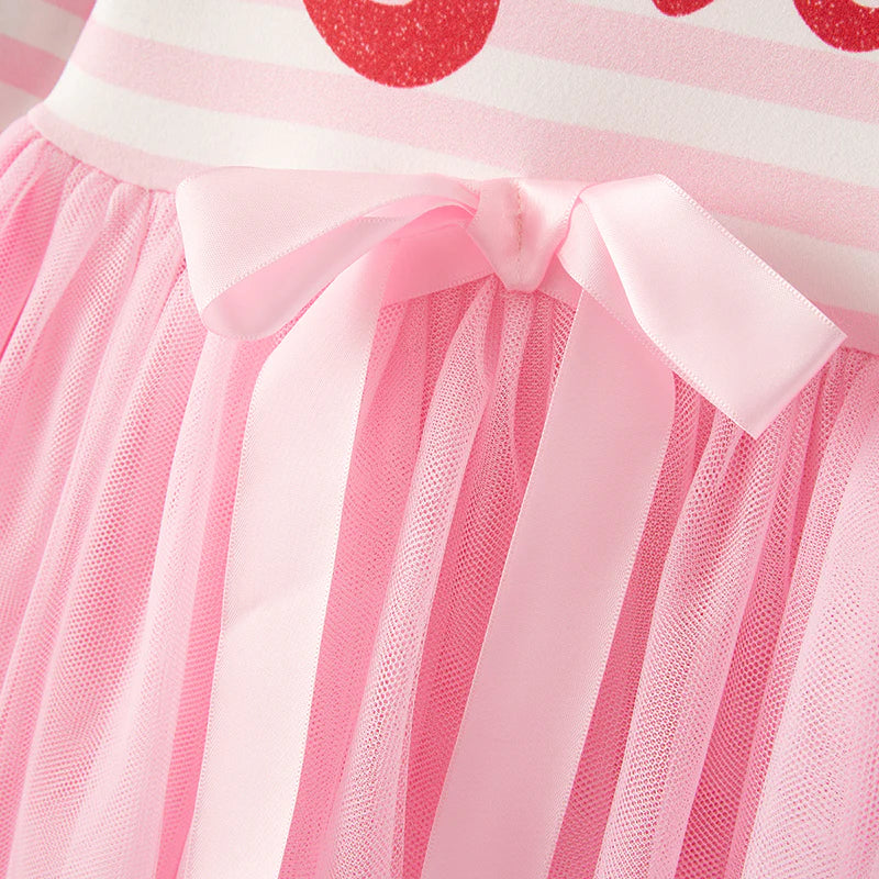Love Print Tulle Dress | Preorder