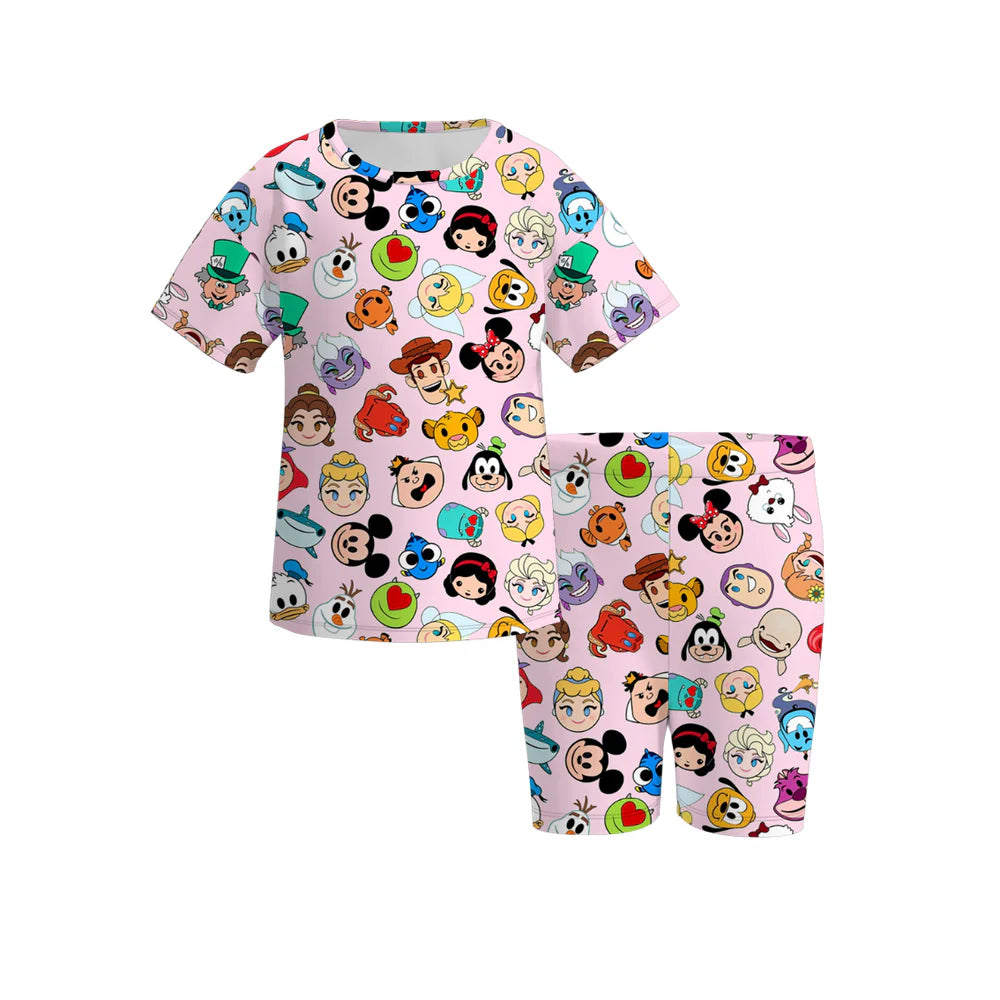 Cartoon Biker Short Sets| Preorder
