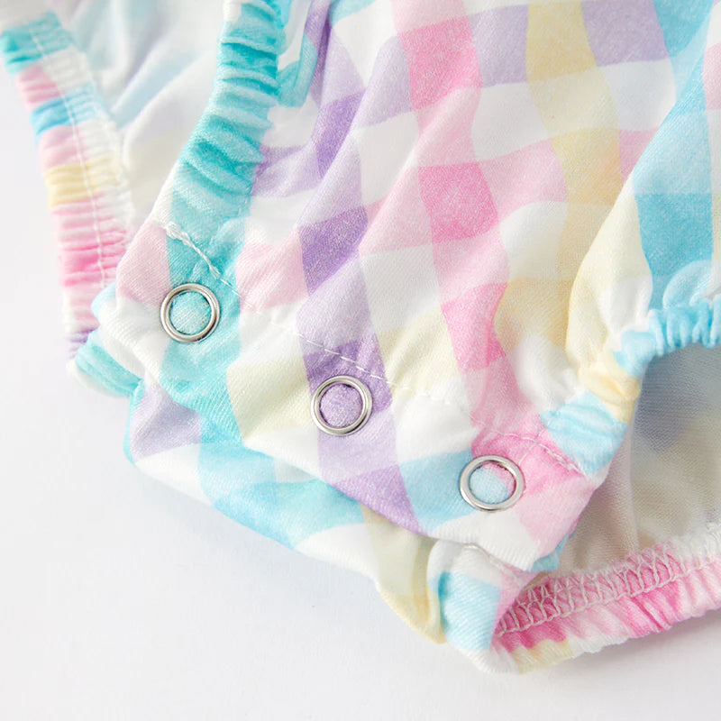 Embroidered Easter Smocked Romper | Preorder