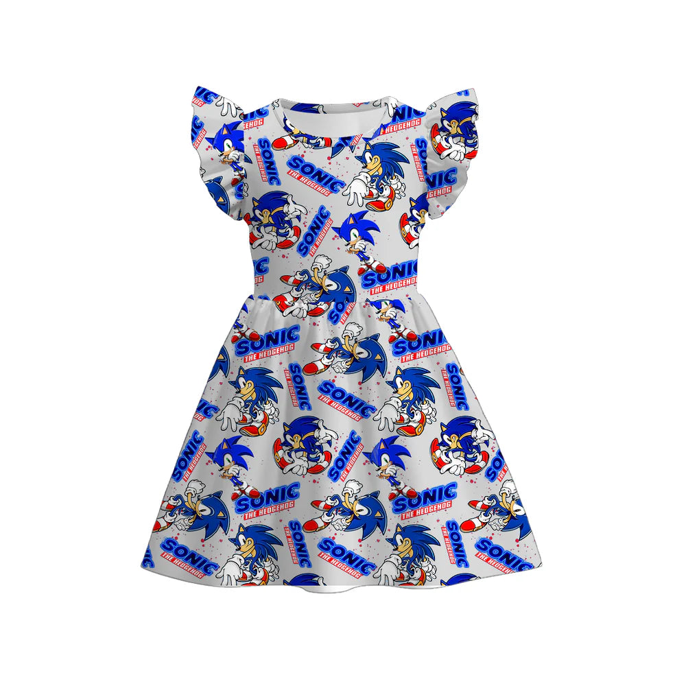 Character Print Twirl Dress | Preorder