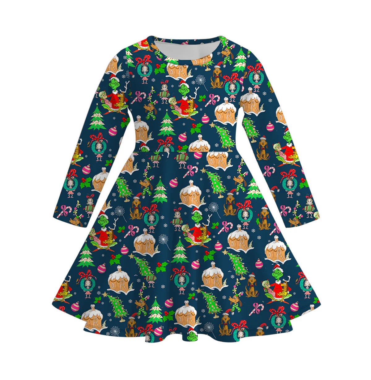 The Grinch Collection Twirl Dress | Preorder