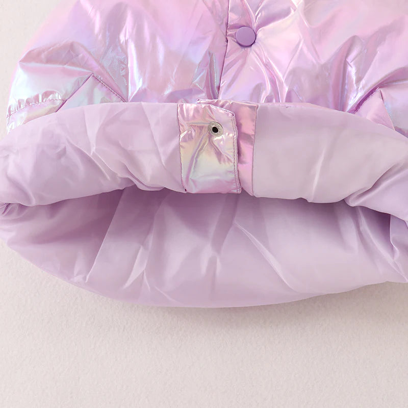 Laser Purple Down Vest | Pre Order