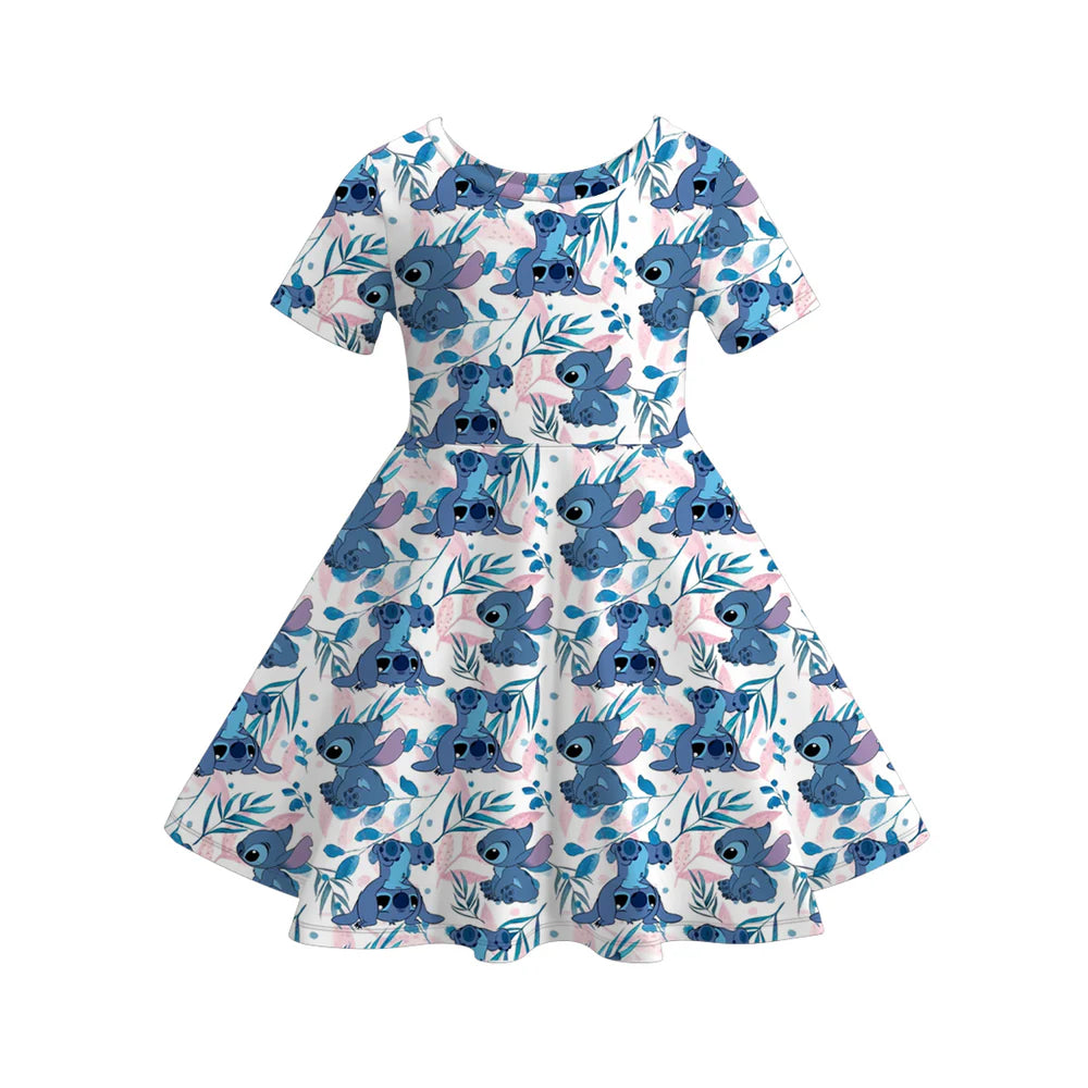 Character Print Twirl Dress | Preorder