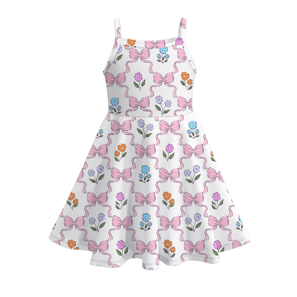 Flowers & Bows Slip Dress | Preorder
