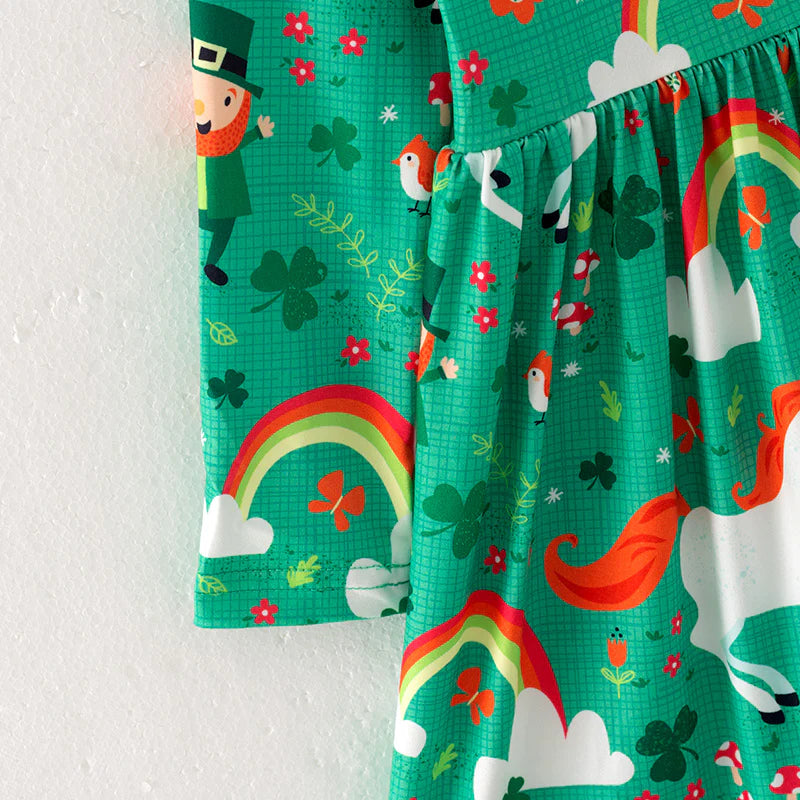 Unicorns & Leprechauns Twirl Dress | Preorder