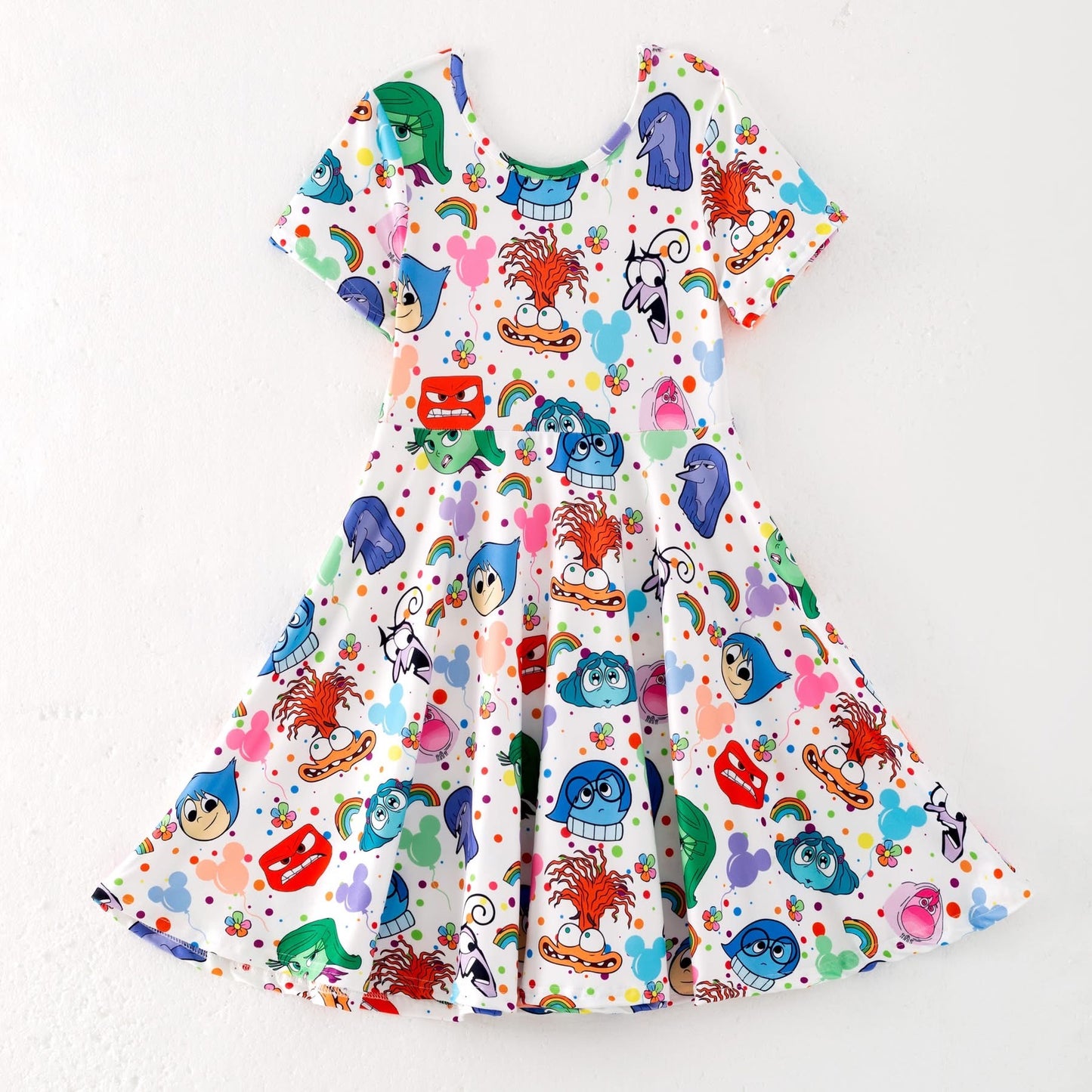 Rainbows and Friends Twirl Dress | Preorder