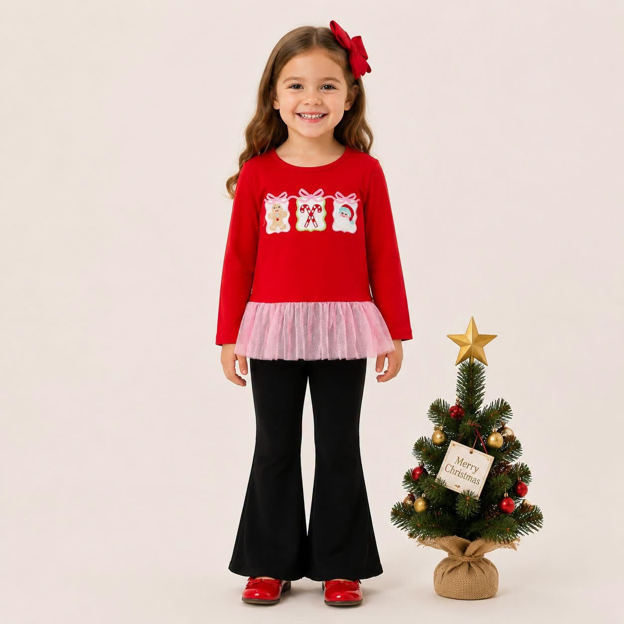 Candy Cane Pant Set|PREORDER