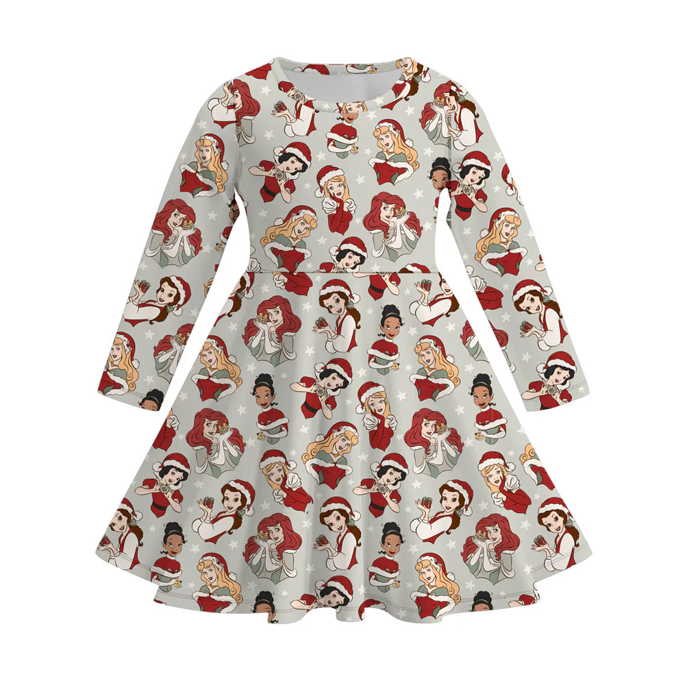 Christmas Themed Twirl Dress | Preorder