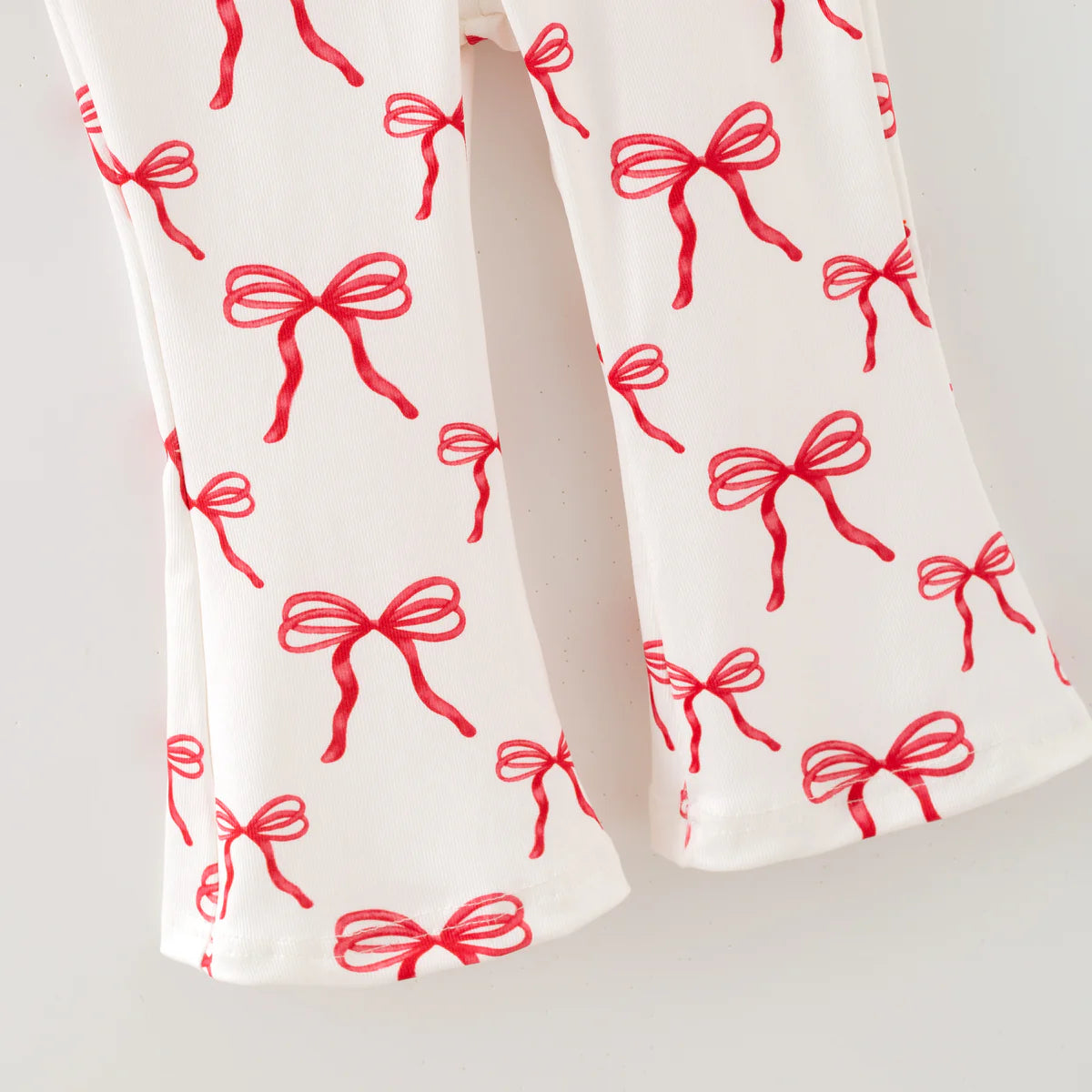 Christmas Bows Flared Pant Suit | Preorder