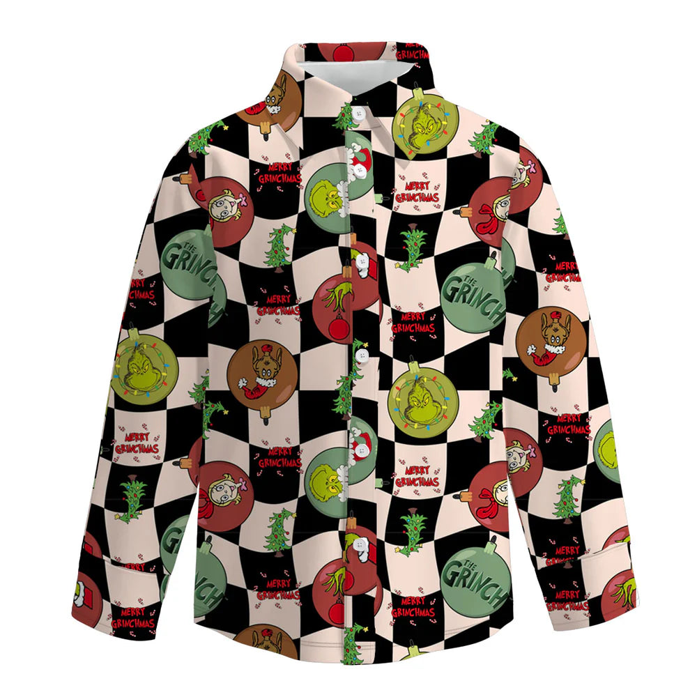 Christmas Themed Dress Shirt | Preorder