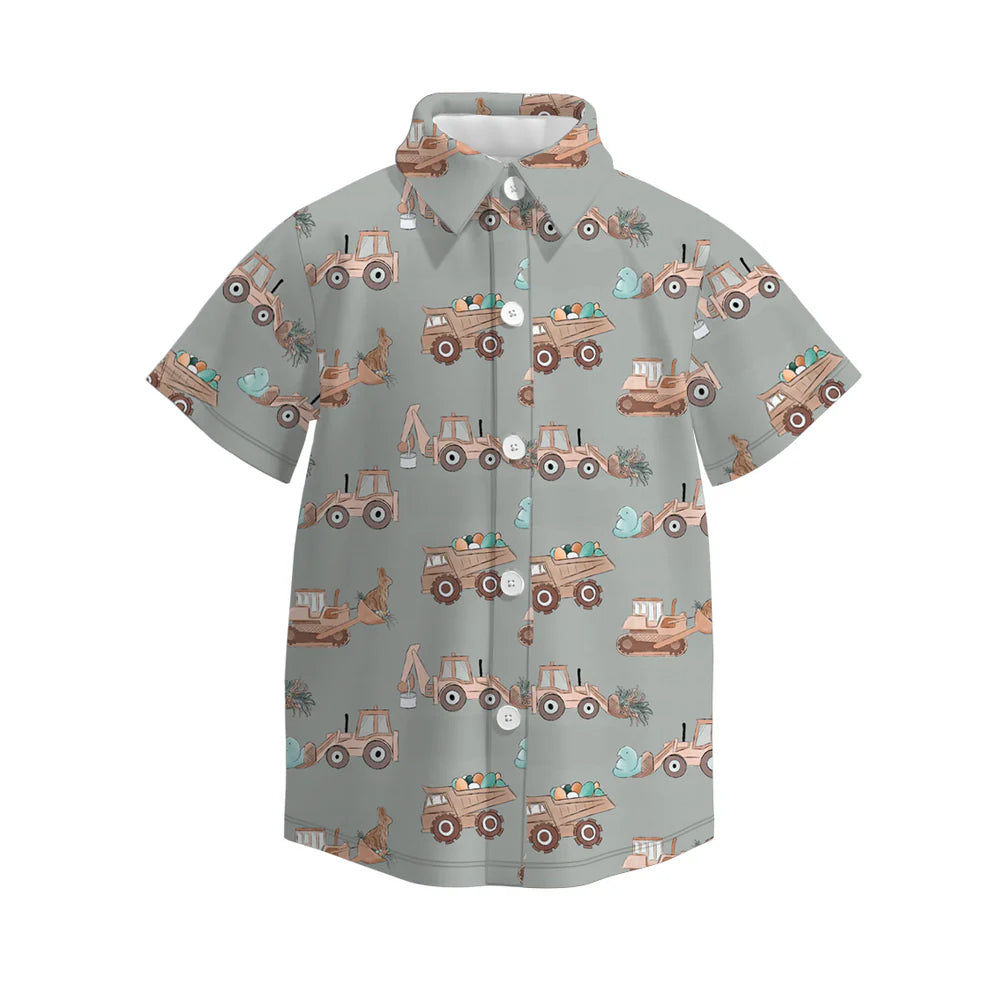 Easter Print Dress Shirt | Preorder
