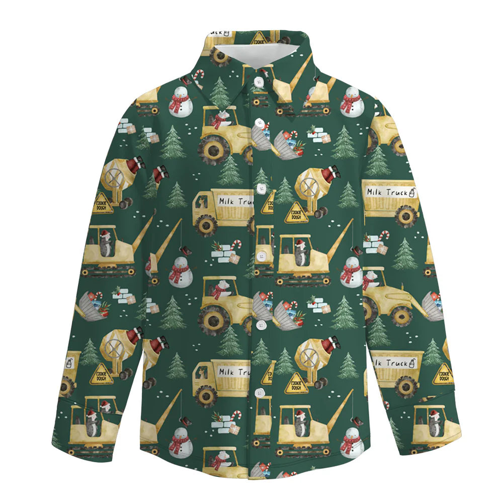 Christmas Themed Dress Shirt | Preorder