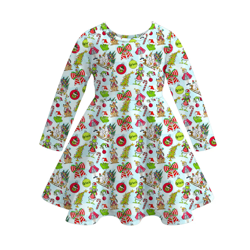Christmas Character Twirl Dress | Preorder