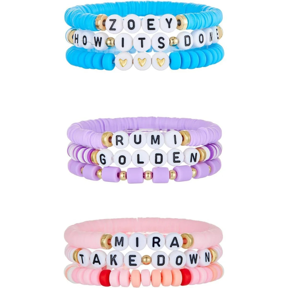 Movie Character Bracelet Set of 3 | pre order