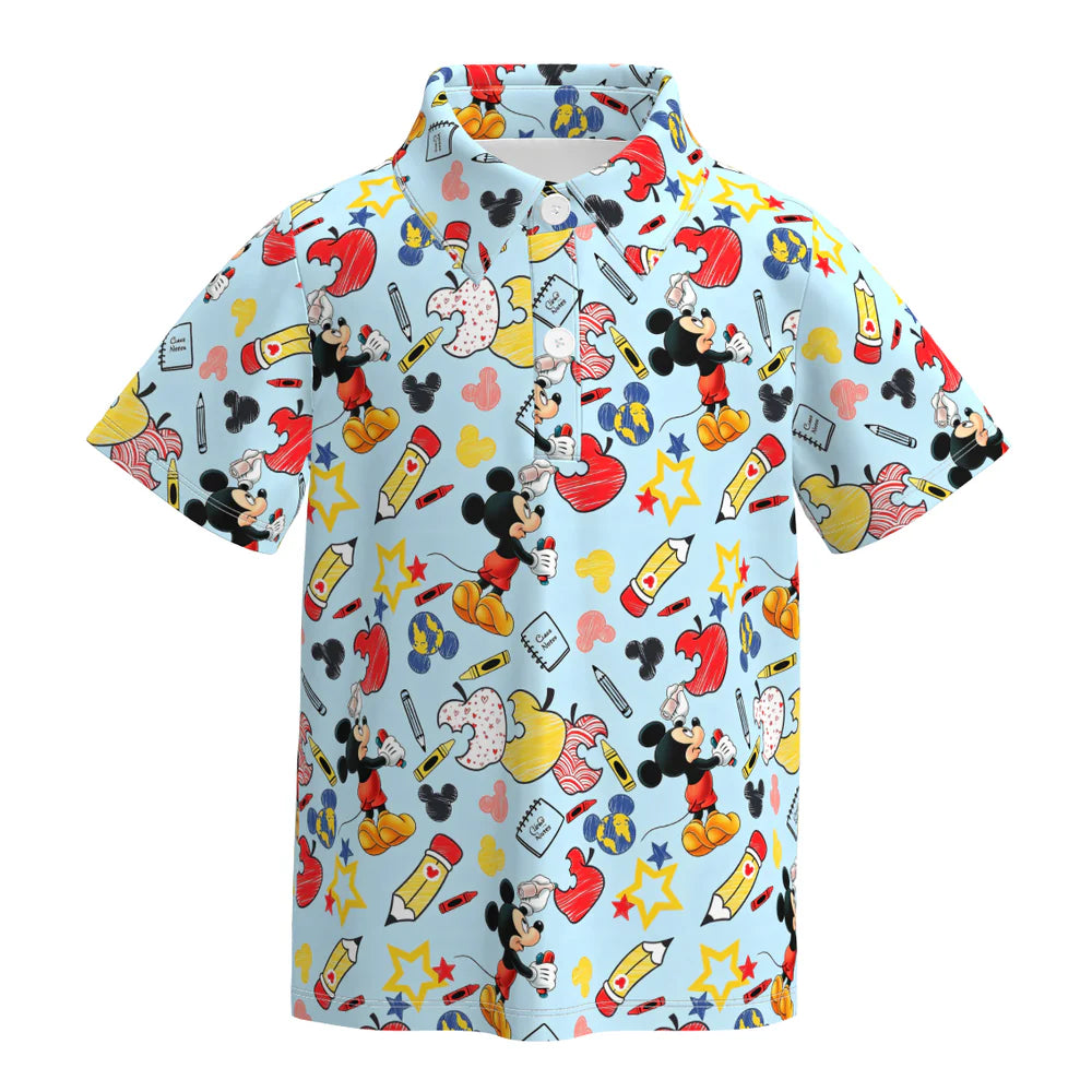 School Character Collared Tee | Preorder