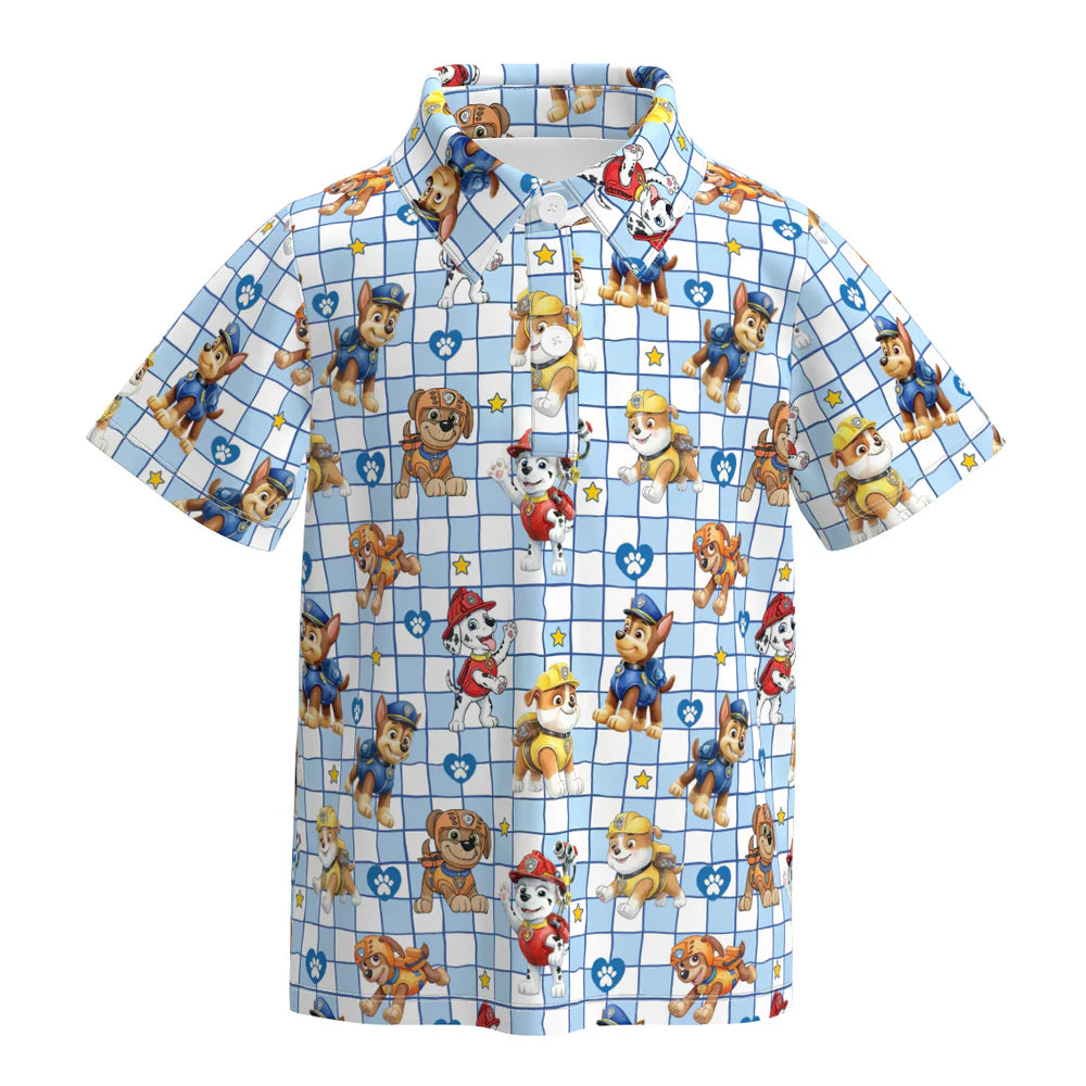 School Character Collared Tee | Preorder