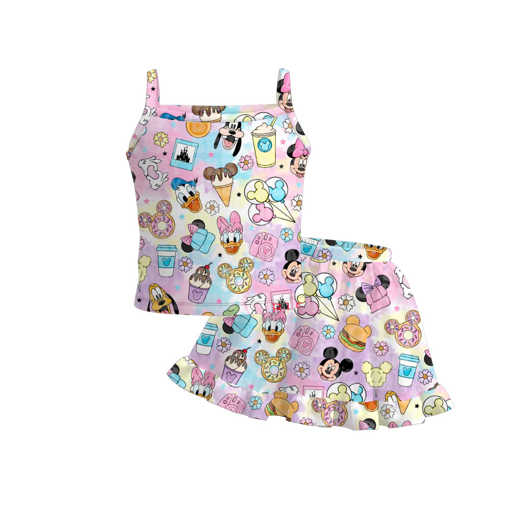 Ice Cream and Friends Skirt Set | Preorder