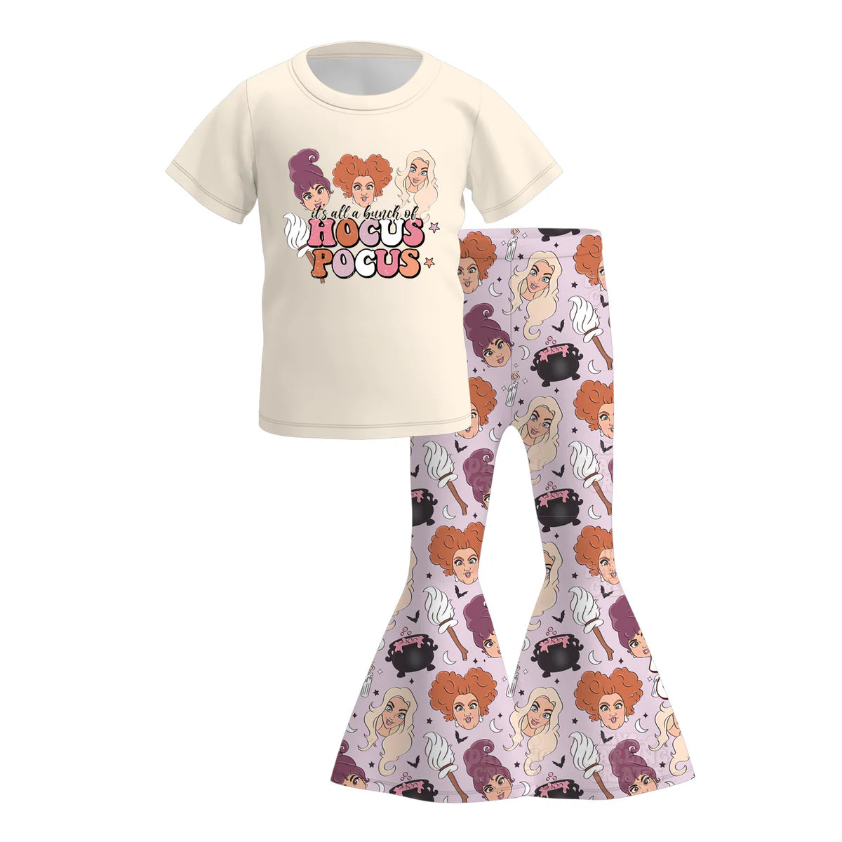 Halloween Themed Flared Pant Set | Preorder