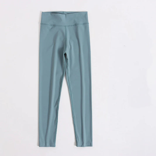High-Waisted Yoga Pants (Green)| PreOrder