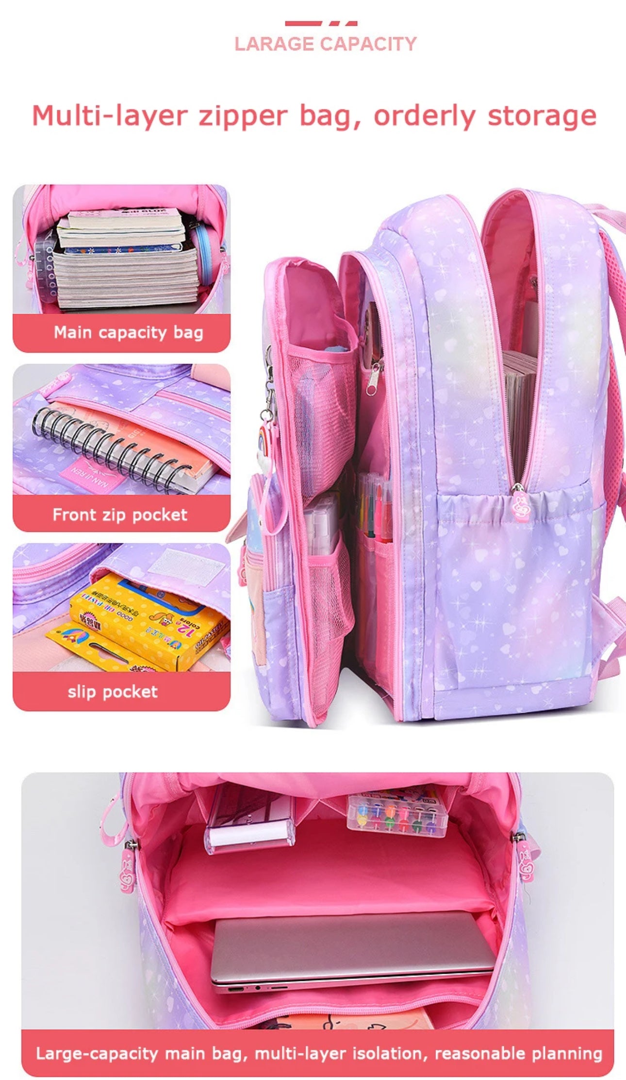 Rainbow Backpack | Ship Direct