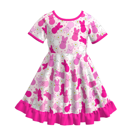 Easter Print Twirl Dress  | Preorder