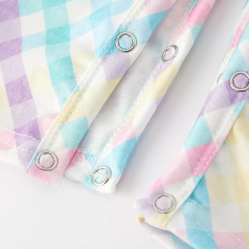 Embroidered Easter Smocked  Boys Romper  | Preorder