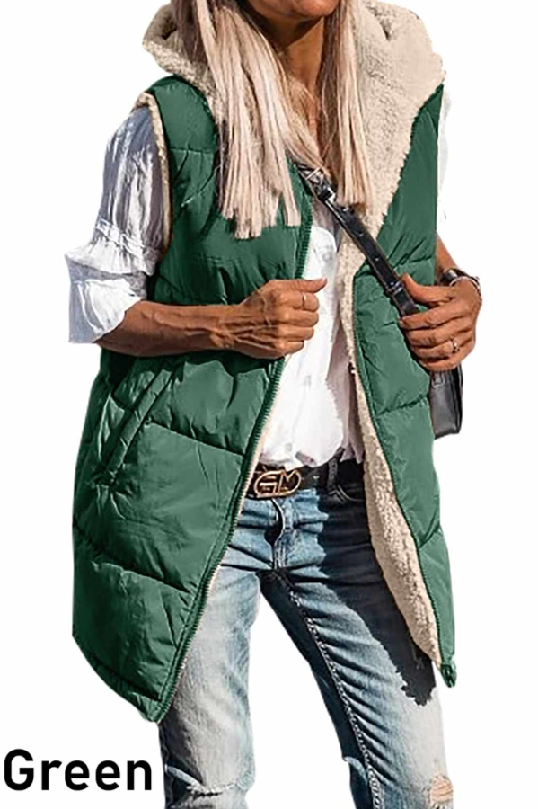 Reversible Sherpa Lined Hooded Vest Pre-Order