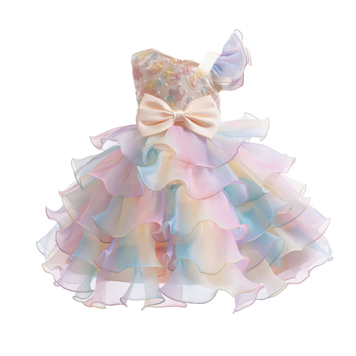 Girls Bow-Tie Fluffy Dress | Preorder