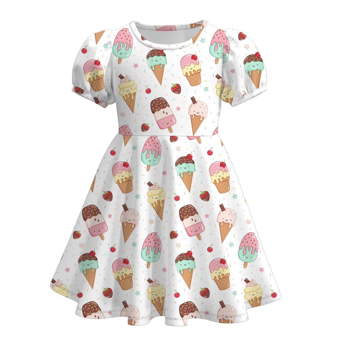 Summer Themed Twirl Dress  | Preorder