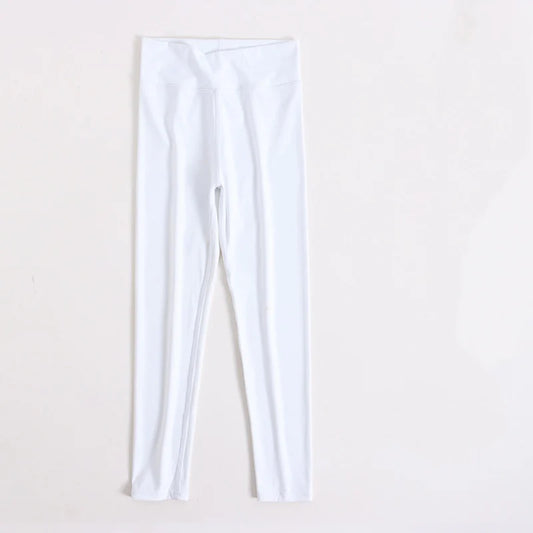 High-Waisted Yoga Pants (White)| PreOrder
