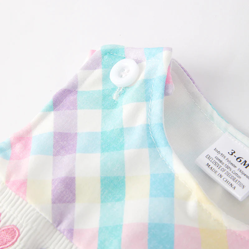 Embroidered Easter Smocked  Boys Romper  | Preorder