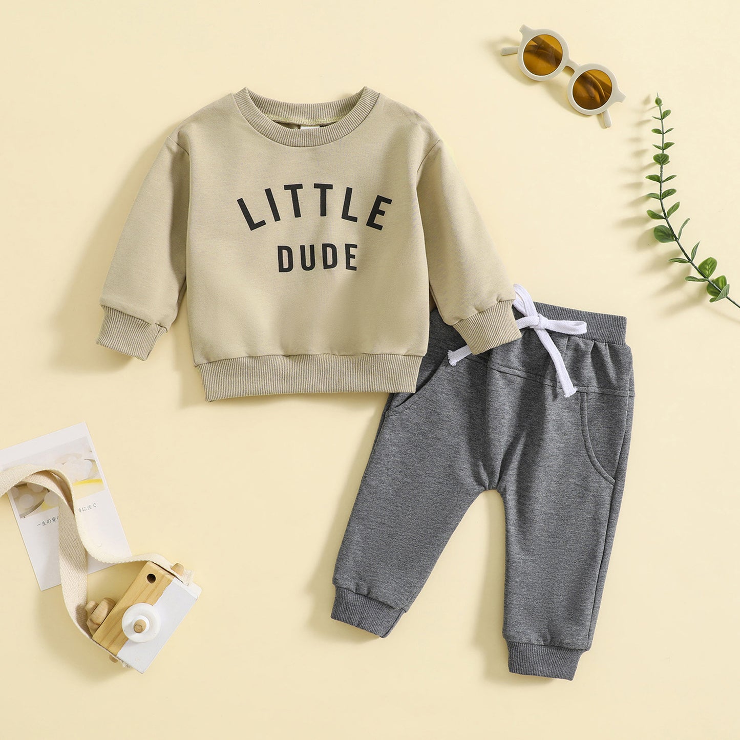Little Dude Crew Set