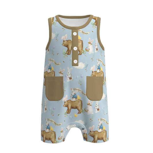 Spring Boy Romper  | Preorder