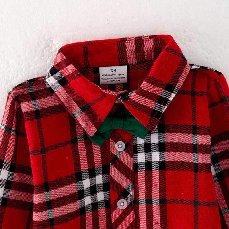 Classic Red Plaid Christmas Shirt | Preorder
