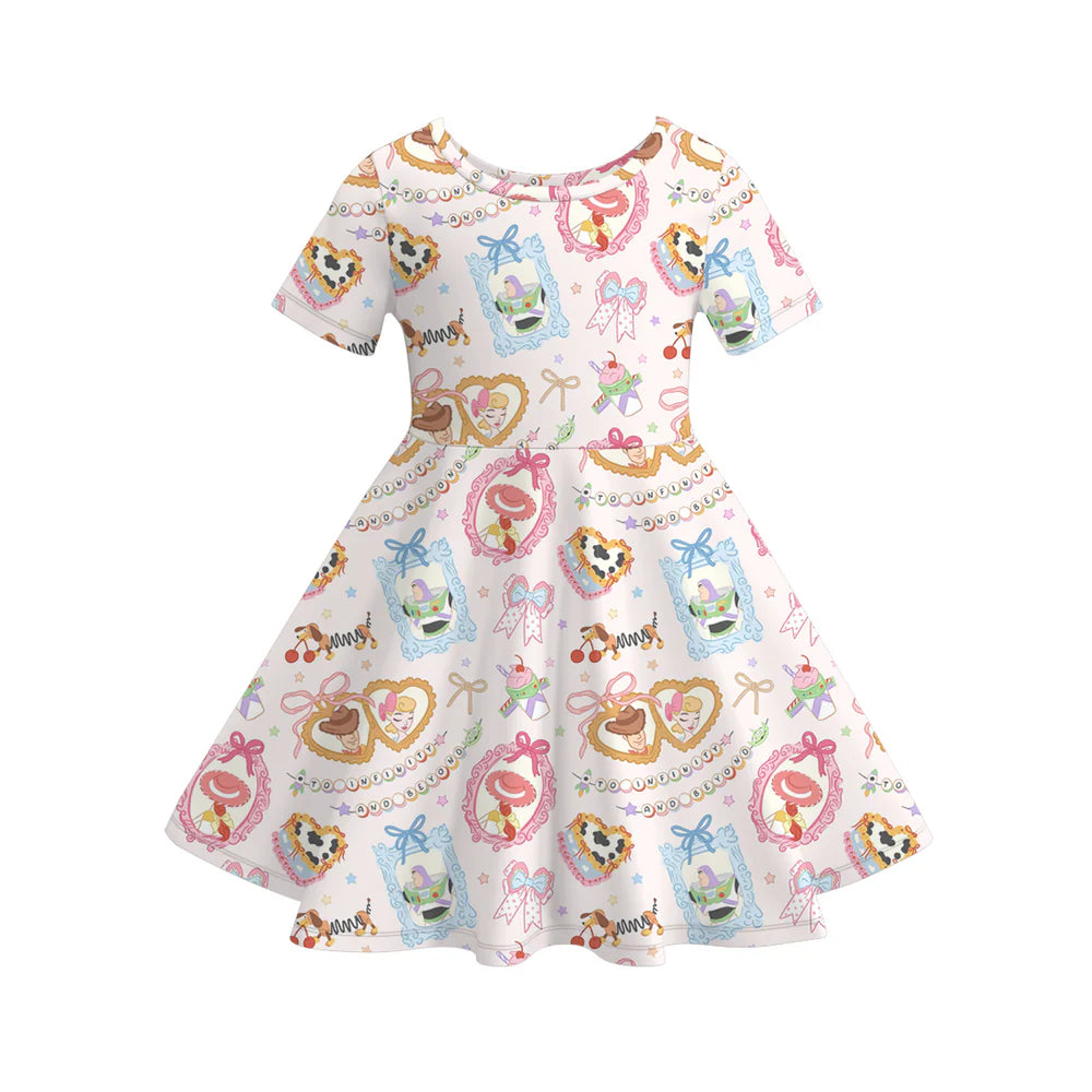 Fall Themed Twirl Dress | Preorder