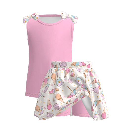 Summer Culottes Print Tank Set| Preorder